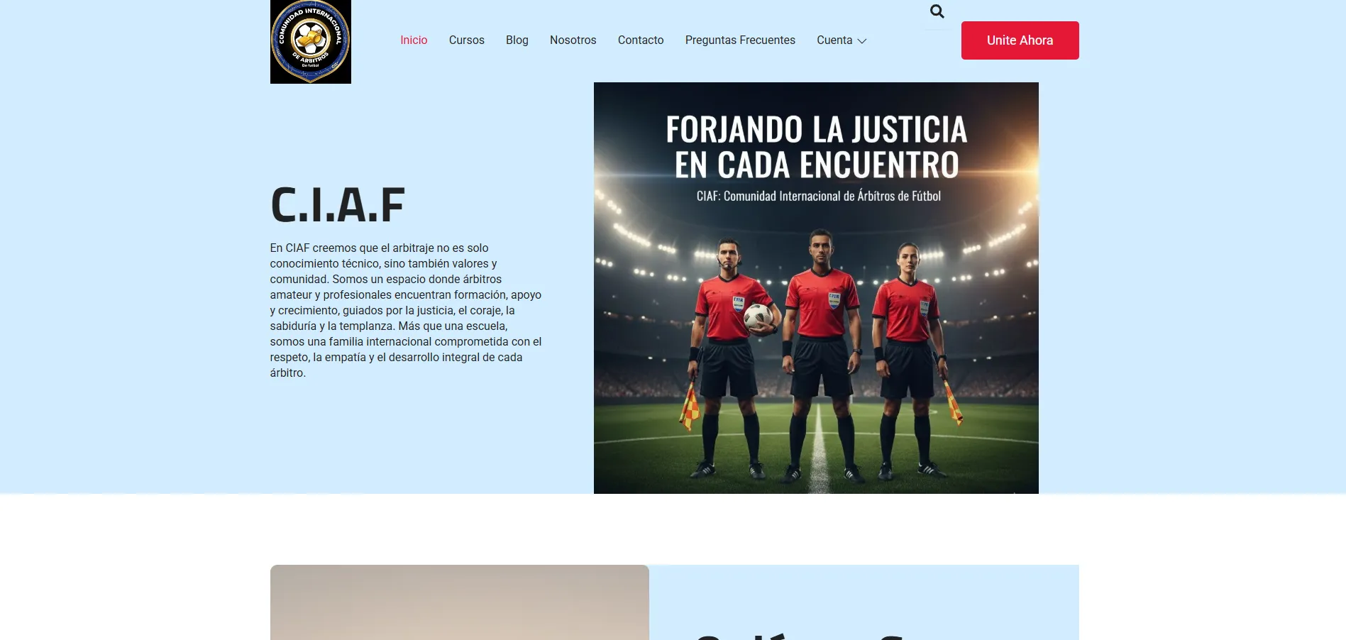 Árbitros de Fútbol (CIAF) — Caso de éxito